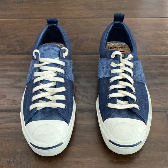 Converse Jack Purcell x Todd Snyder The One With The Wedge Shoes Mens Size 9.5 - Picture 1 of 10